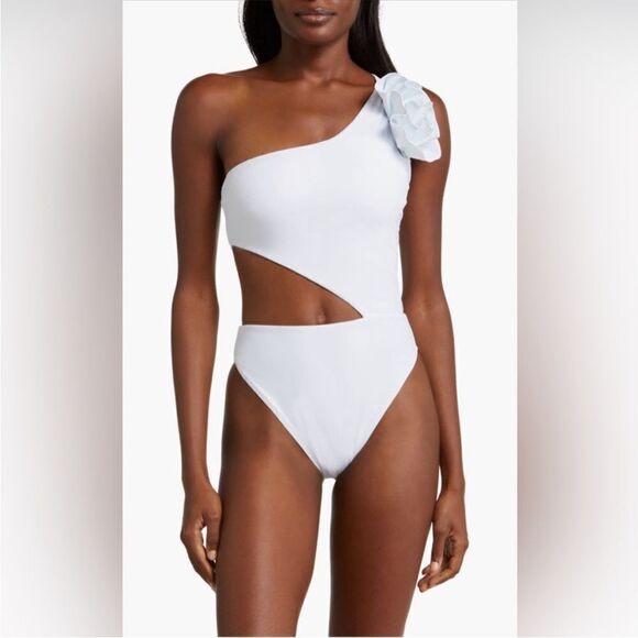 Ramy Brook Nyomi cutout flower swimsuit - Picture 1 of 6